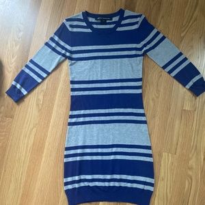 Navy and gray dress French connection